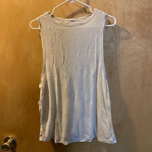Lululemon flowy white muscle tank